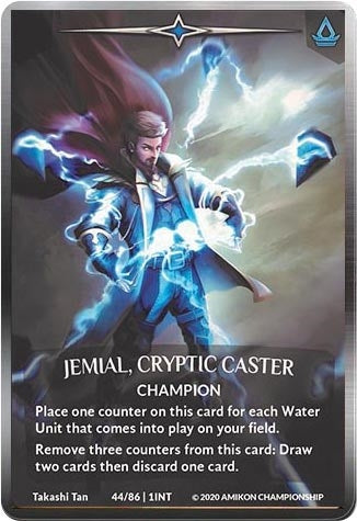 Jemial Cryptic Caster (Regular Art Silver Metal Prize Card) (44) [PR] - Argent Saga TCG Single