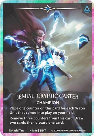 Jemial Cryptic Caster (Regular Art Rainbow Metal Prize Card) (44) [PR] - Argent Saga TCG Single