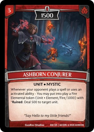 Ashborn Conjurer (2) [CON] - Argent Saga TCG Single