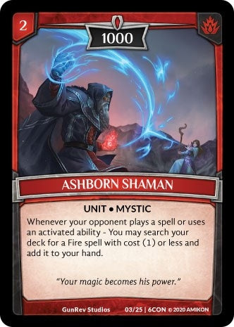Ashborn Shaman (3) [CON] - Argent Saga TCG Single
