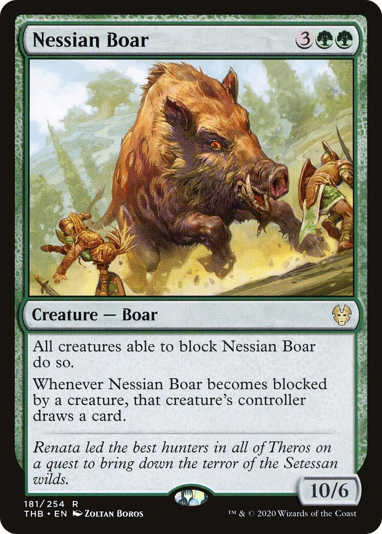 Nessian Boar (181) [THB] - MTG Single