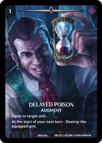 Delayed Poison (Full Art) (8) [CON] - Argent Saga TCG Single
