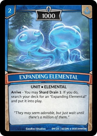 Expanding Elemental (9) [CON] - Argent Saga TCG Single