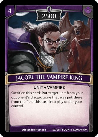 Jacobi the Vampire King (12) [CON] - Argent Saga TCG Single