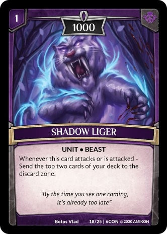 Shadow Liger (18) [CON] - Argent Saga TCG Single