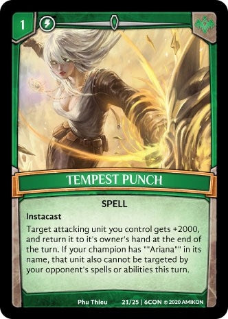 Tempest Punch (21) [CON] - Argent Saga TCG Single