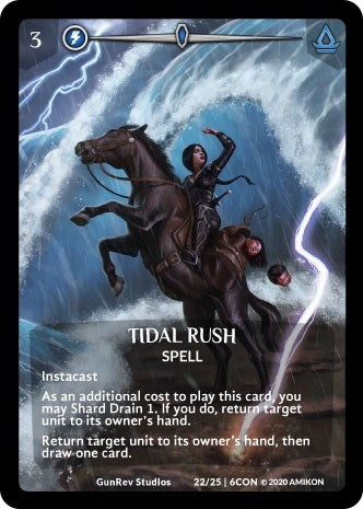 Tidal Rush (Full Art) (22) [CON] - Argent Saga TCG Single