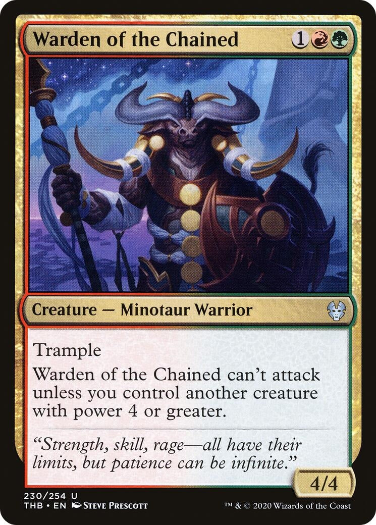 Warden of the Chained (230) [THB] - MTG Single