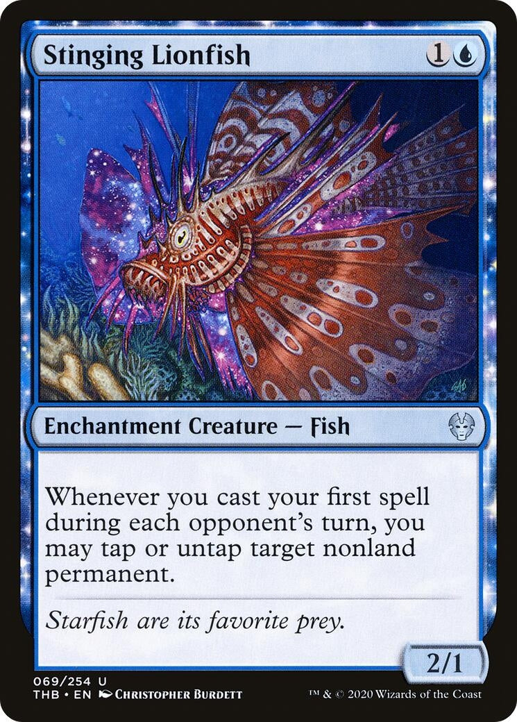 Stinging Lionfish (69) [THB] - MTG Single