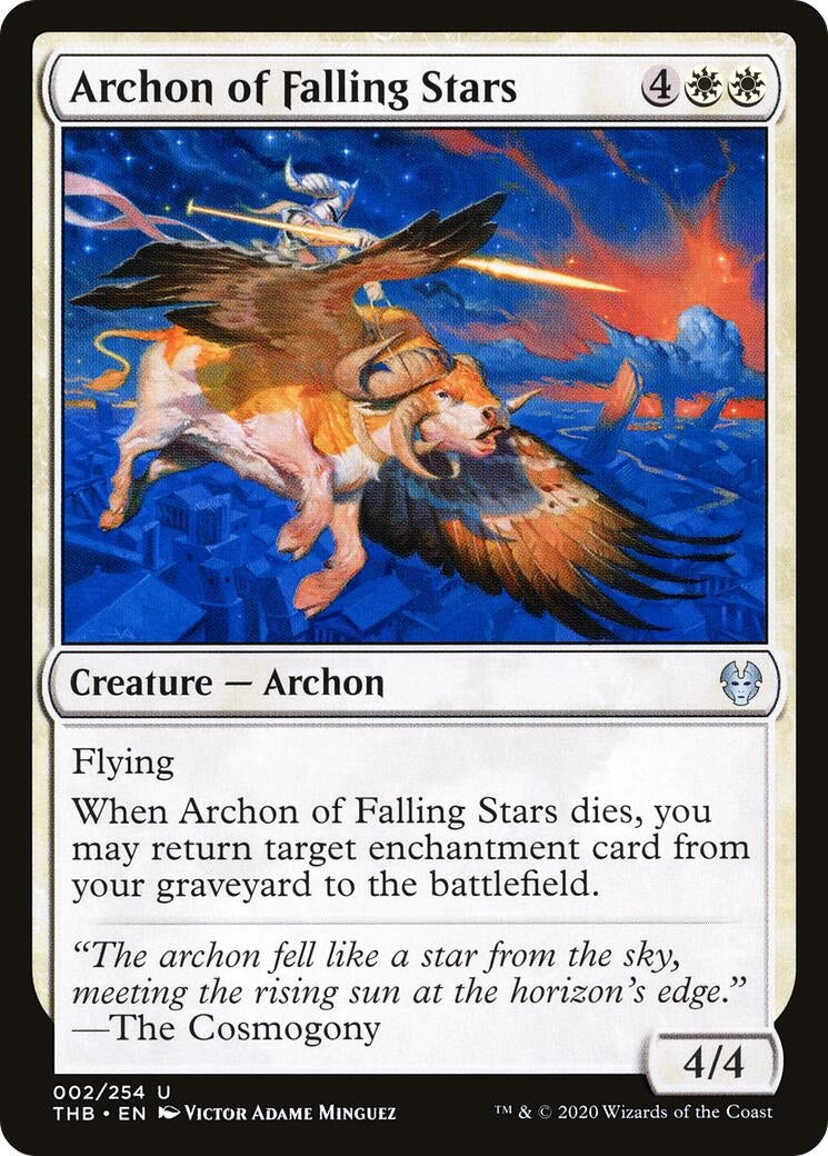 Archon of Falling Stars (2) [THB] - MTG Single
