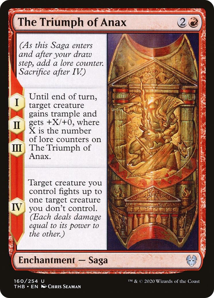 The Triumph of Anax (160) [THB] - MTG Single