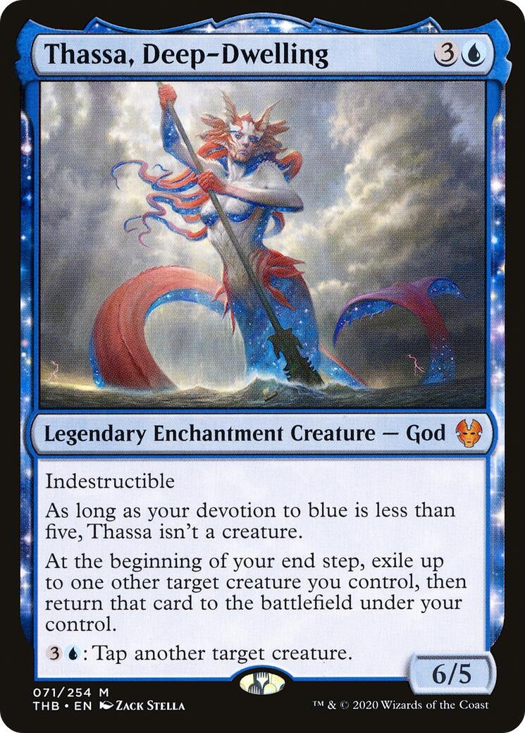 Thassa Deep-Dwelling (71) [THB] - MTG Single