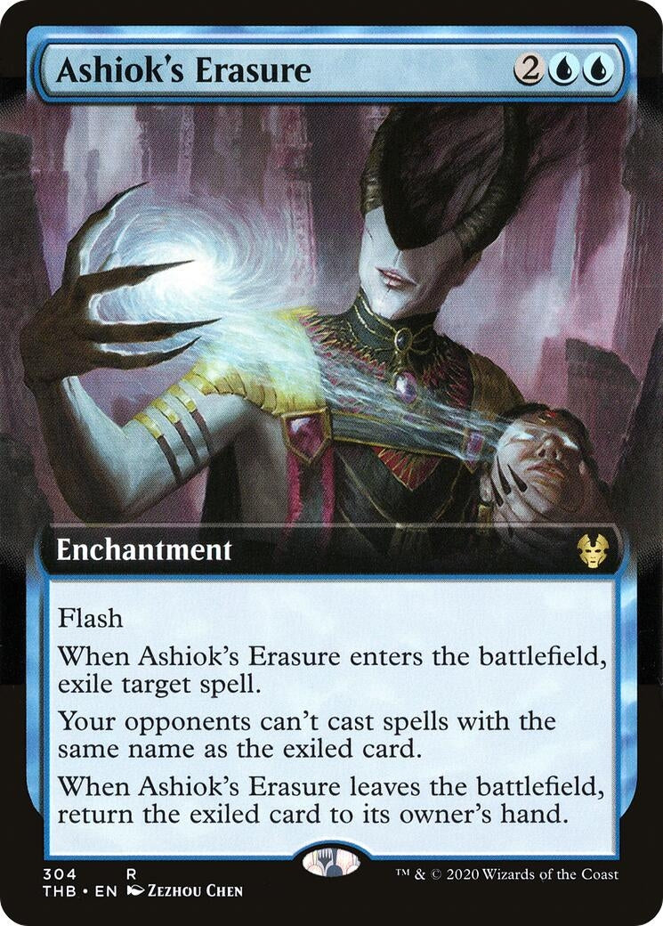 Ashiok’s Erasure (Extended Art) (304) [THB] - MTG Single