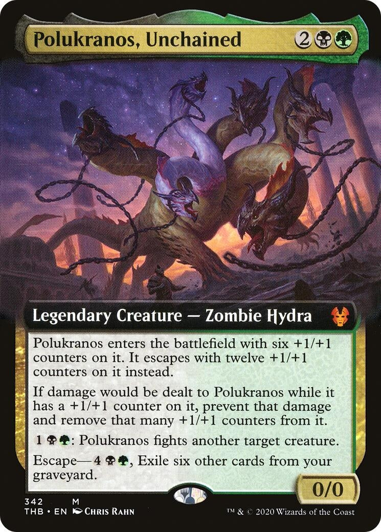 Polukranos Unchained (Extended Art) (342) [THB] - MTG Single