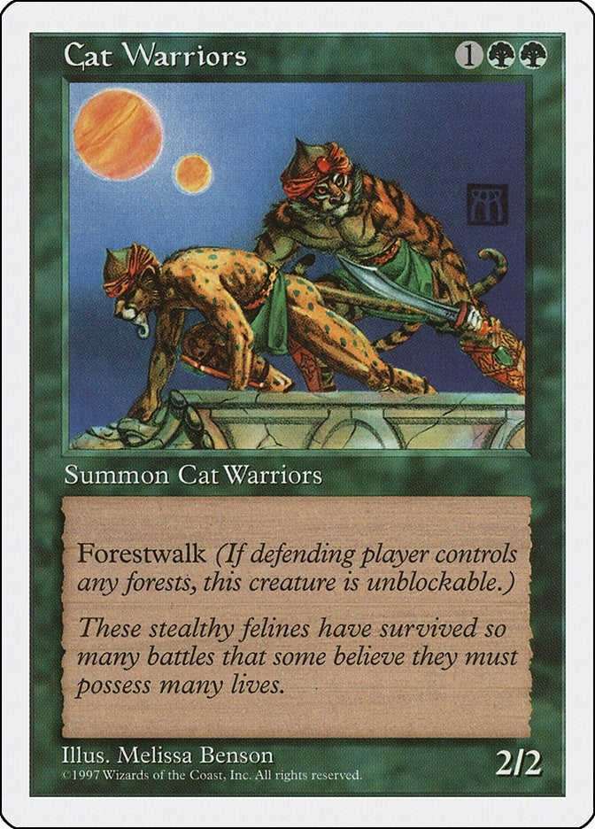 Cat Warriors [5ED] - MTG Single