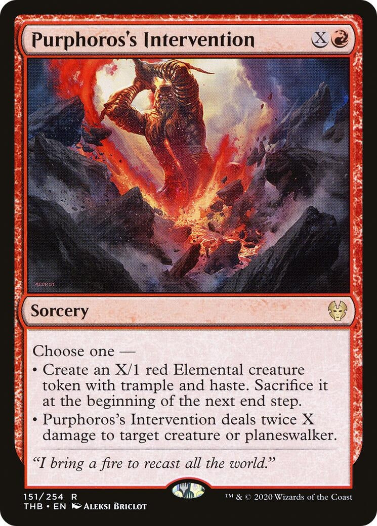 Purphoros’s Intervention (151) [THB] - MTG Single