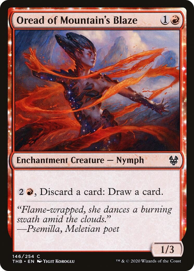 Oread of Mountain’s Blaze (146) [THB] - MTG Single