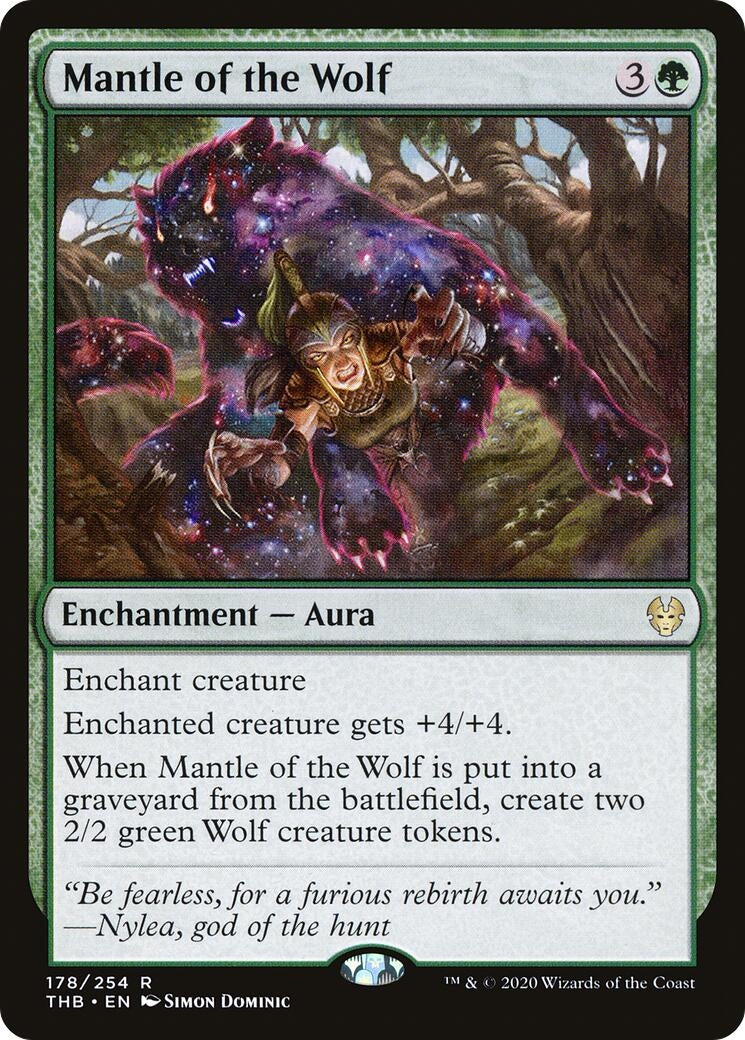 Mantle of the Wolf (178) [THB] - MTG Single