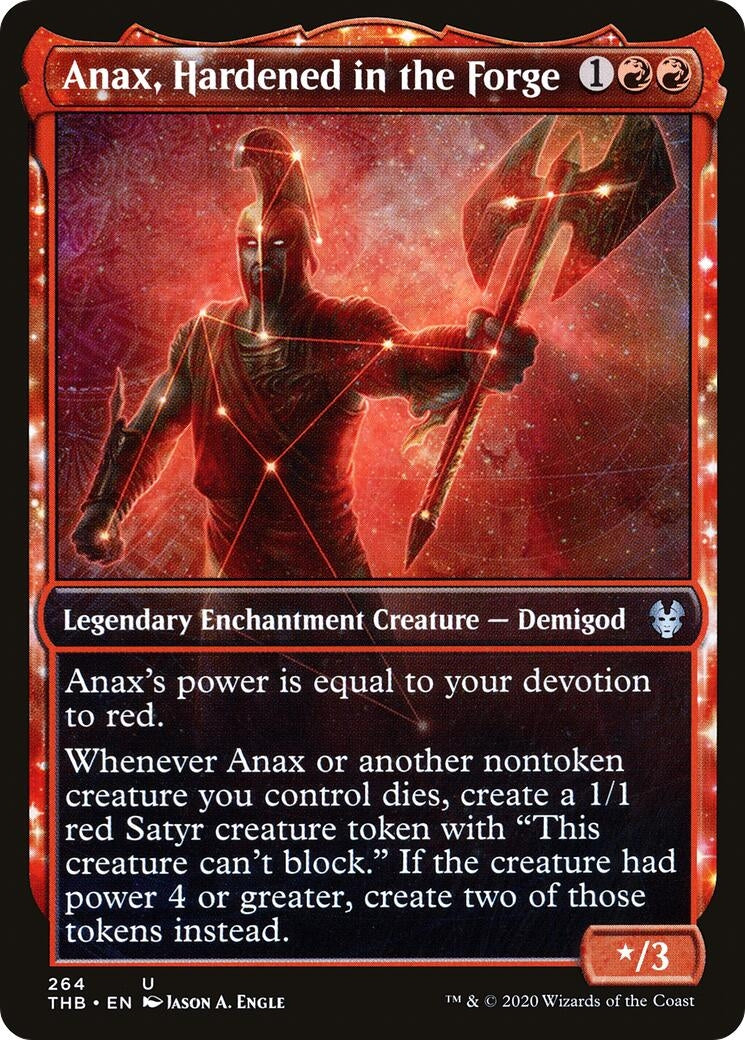 Anax Hardened in the Forge (Showcase) (264) [THB] - MTG Single