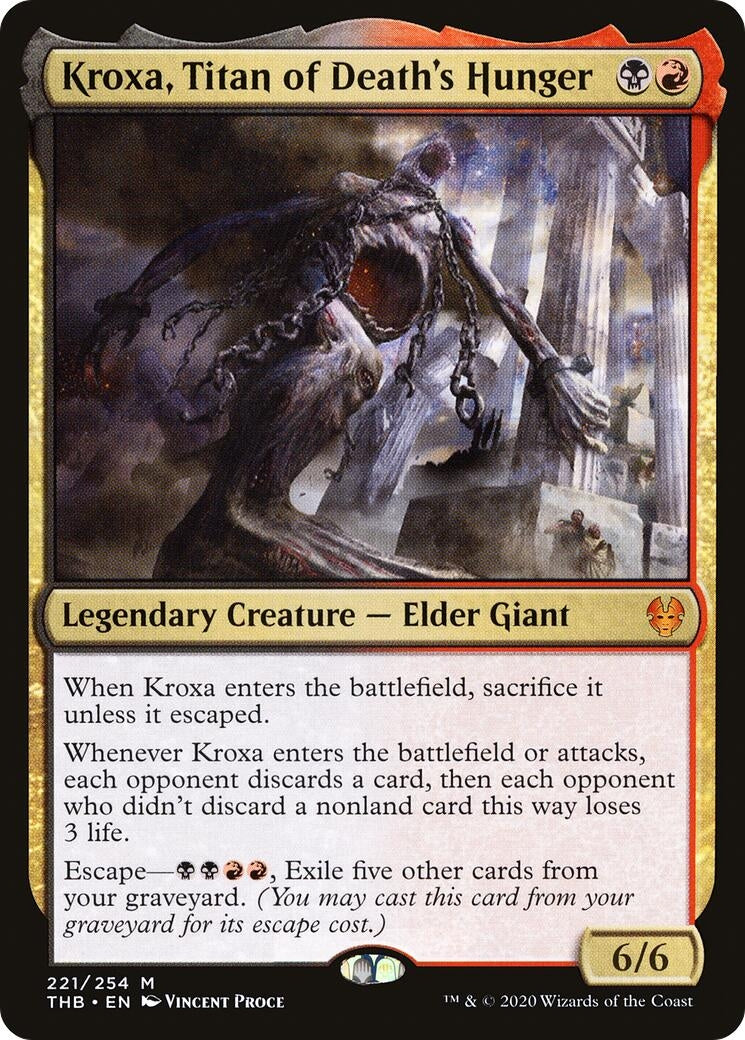 Kroxa Titan of Death’s Hunger (221) [THB] - MTG Single