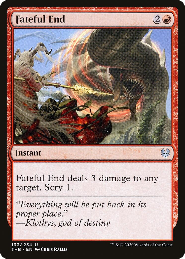 Fateful End (133) [THB] - MTG Single