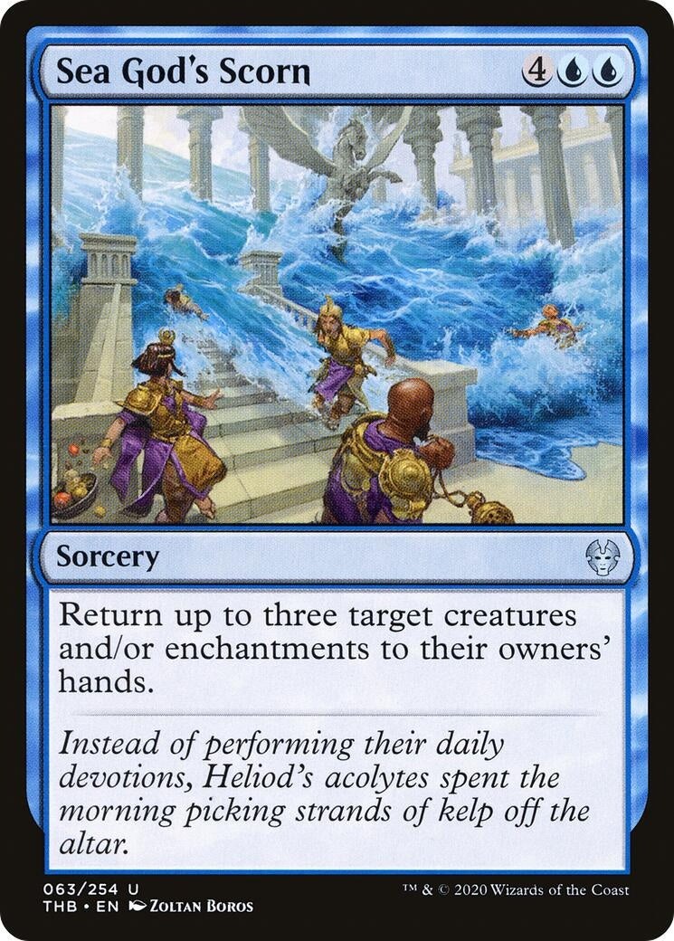 Sea God’s Scorn (63) [THB] - MTG Single