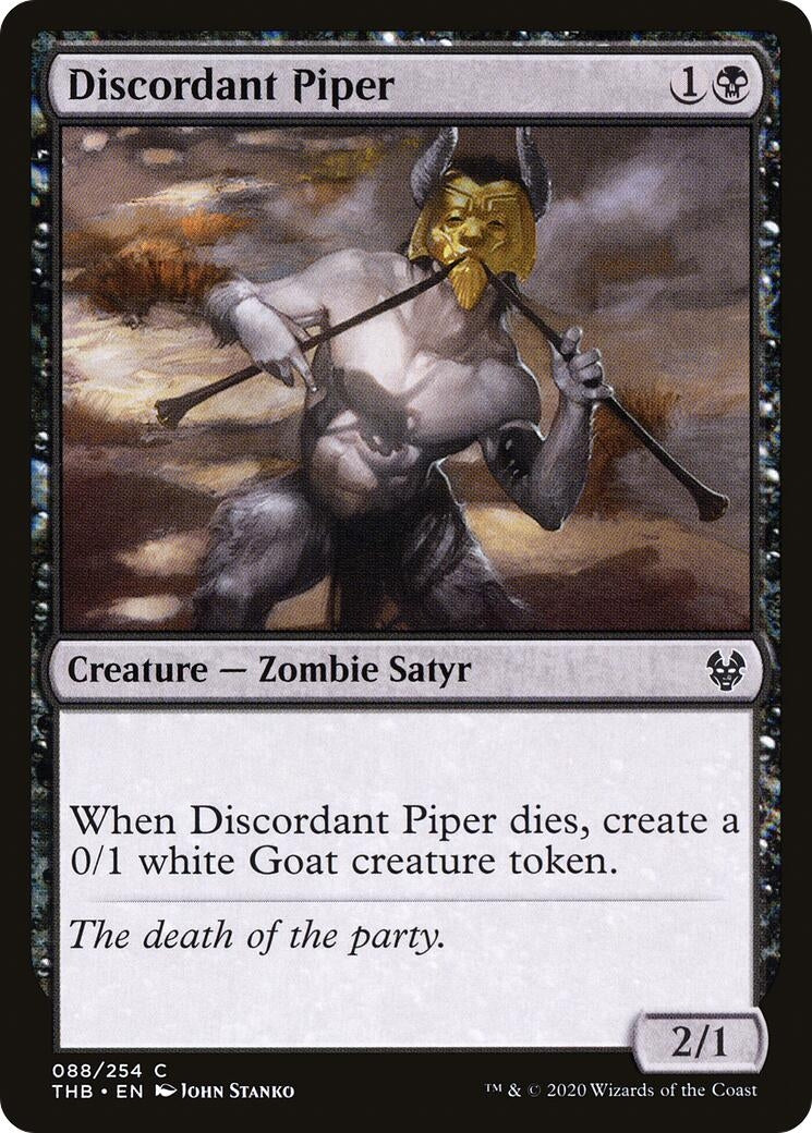 Discordant Piper (88) [THB] - MTG Single