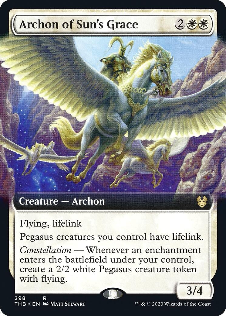 Archon of Sun’s Grace (Extended Art) (298) [THB] - MTG Single