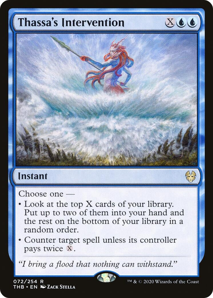 Thassa’s Intervention (72) [THB] - MTG Single