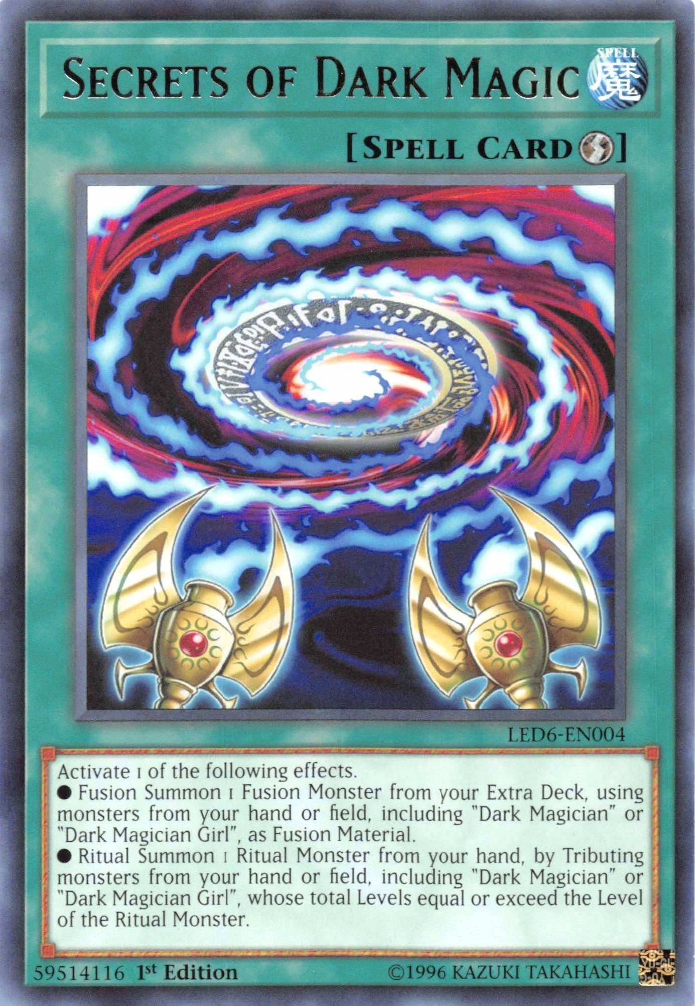 Secrets of Dark Magic (6004) (LED6) - YuGiOh Single