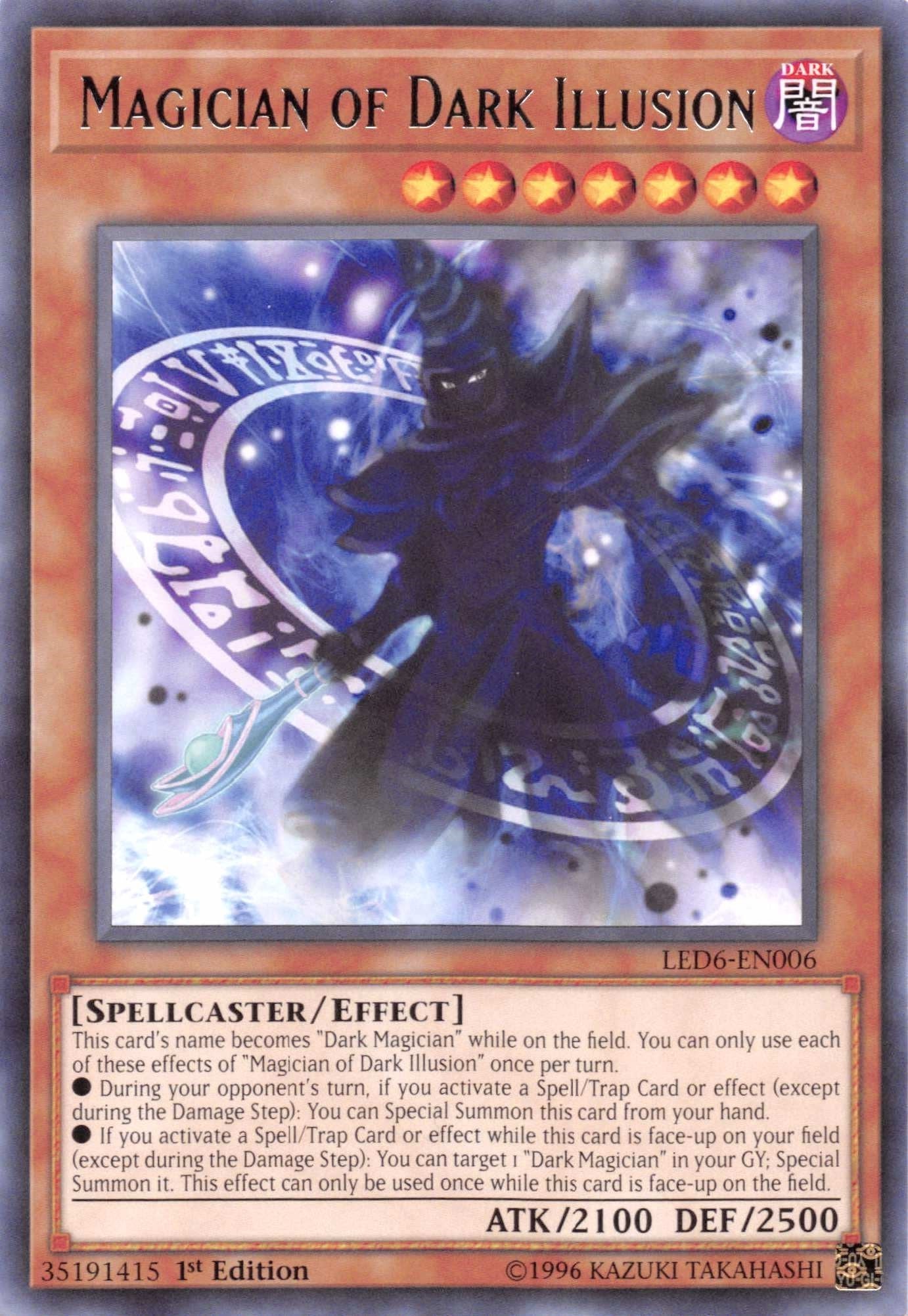 Magician of Dark Illusion (6006) (LED6) - YuGiOh Single
