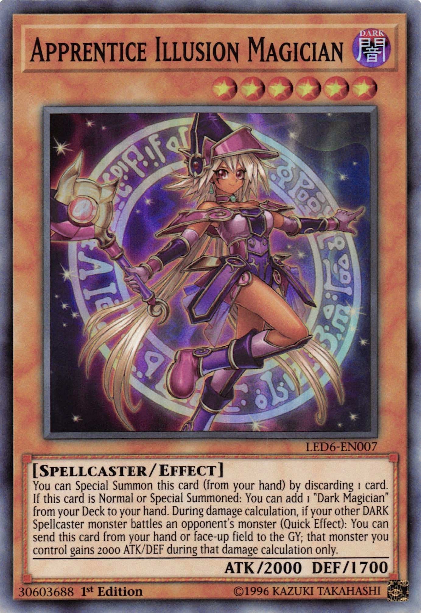 Apprentice Illusion Magician (6007) (LED6) - YuGiOh Single