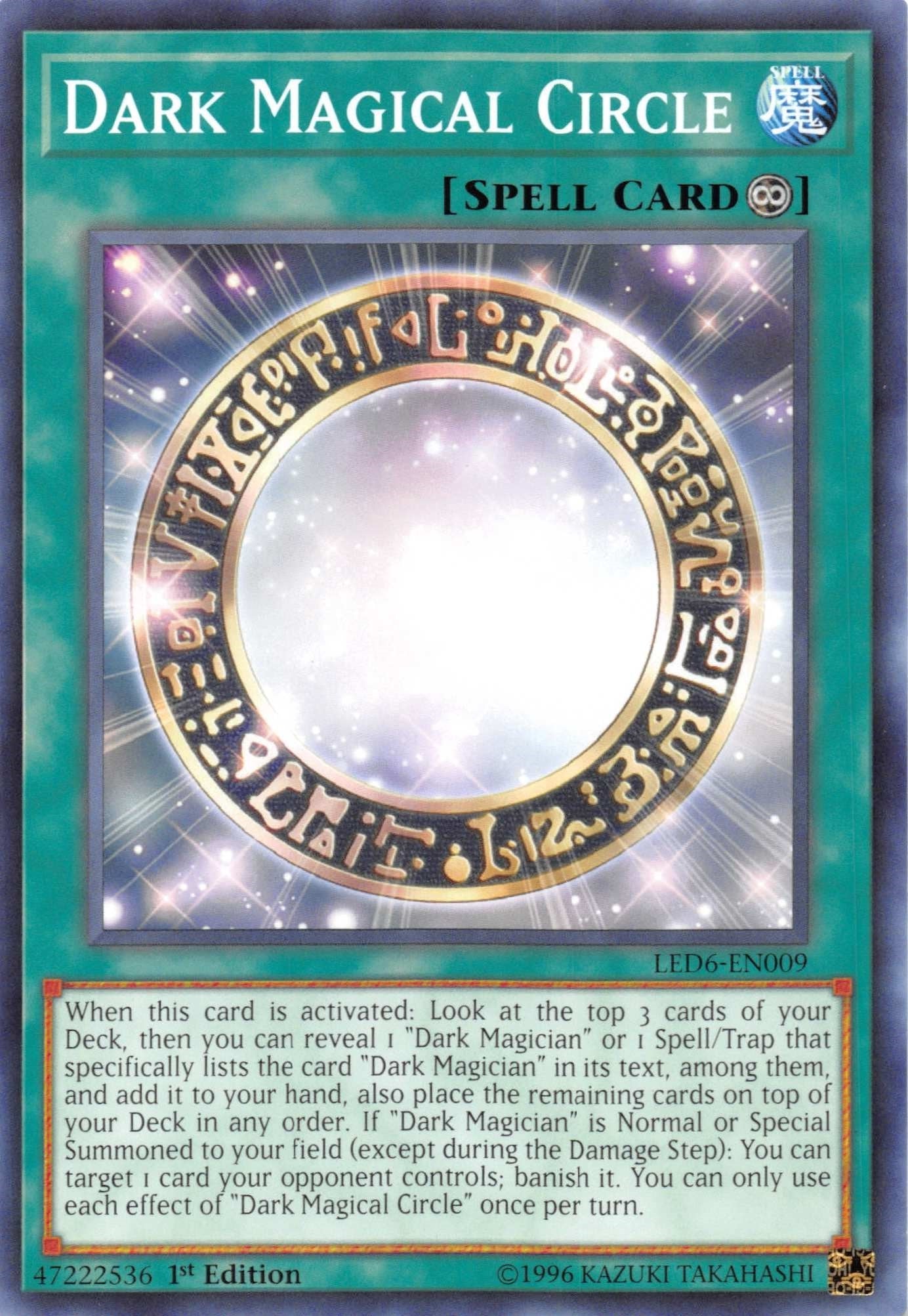 Dark Magical Circle (6009) (LED6) - YuGiOh Single