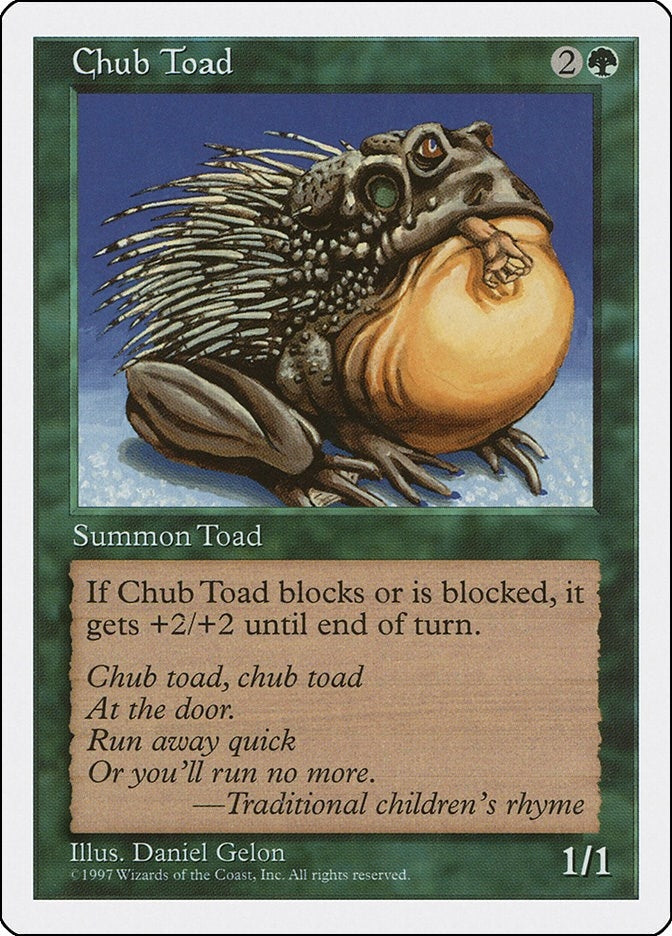 Chub Toad [5ED] - MTG Single