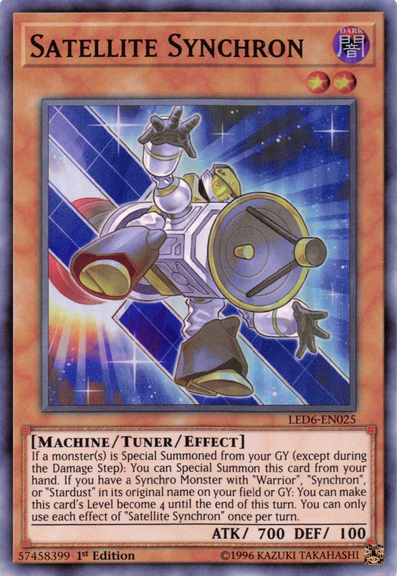 Satellite Synchron (6025) (LED6) - YuGiOh Single