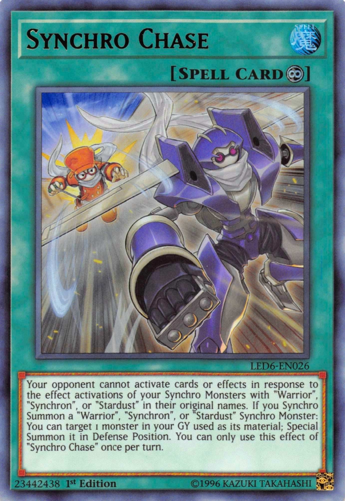 Synchro Chase (6026) (LED6) - YuGiOh Single