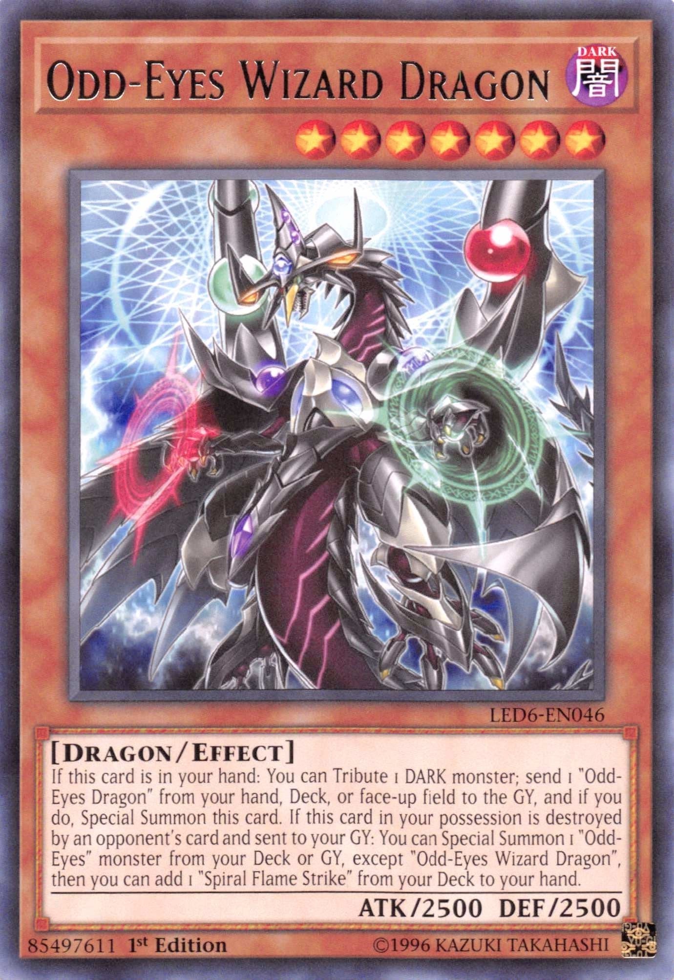 Odd-Eyes Wizard Dragon (6046) (LED6) - YuGiOh Single