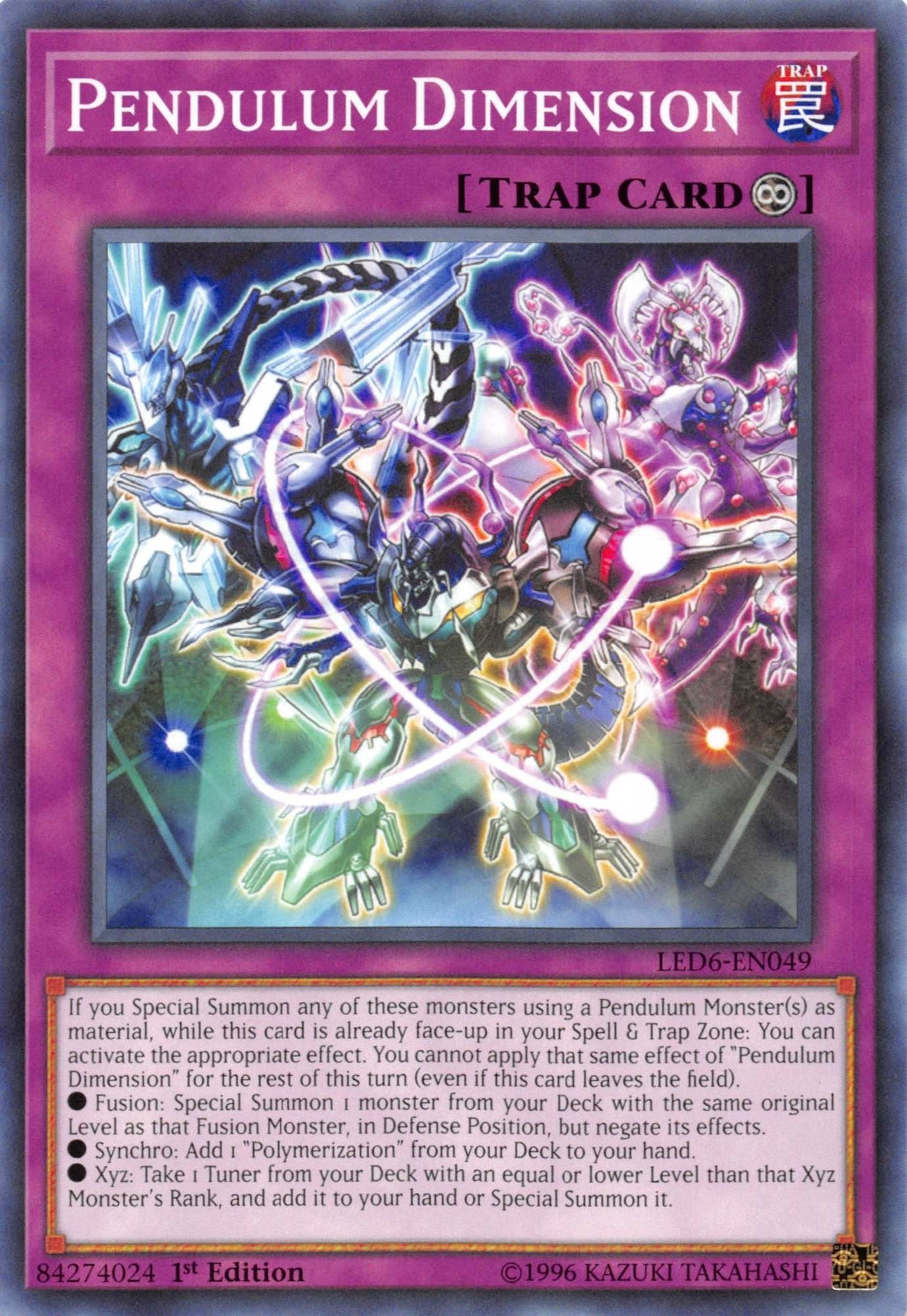 Pendulum Dimension (6049) (LED6) - YuGiOh Single