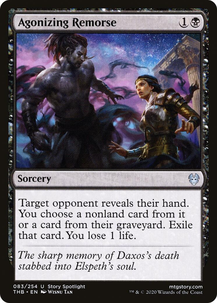Agonizing Remorse (83) [THB] - MTG Single