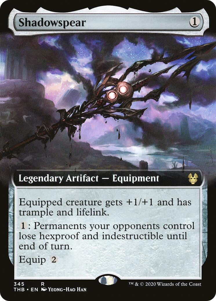 Shadowspear (Extended Art) (345) [THB] - MTG Single
