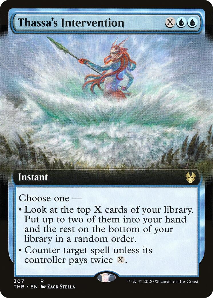Thassa’s Intervention (Extended Art) (307) [THB] - MTG Single