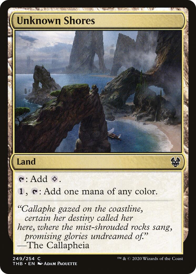 Unknown Shores (249) [THB] - MTG Single