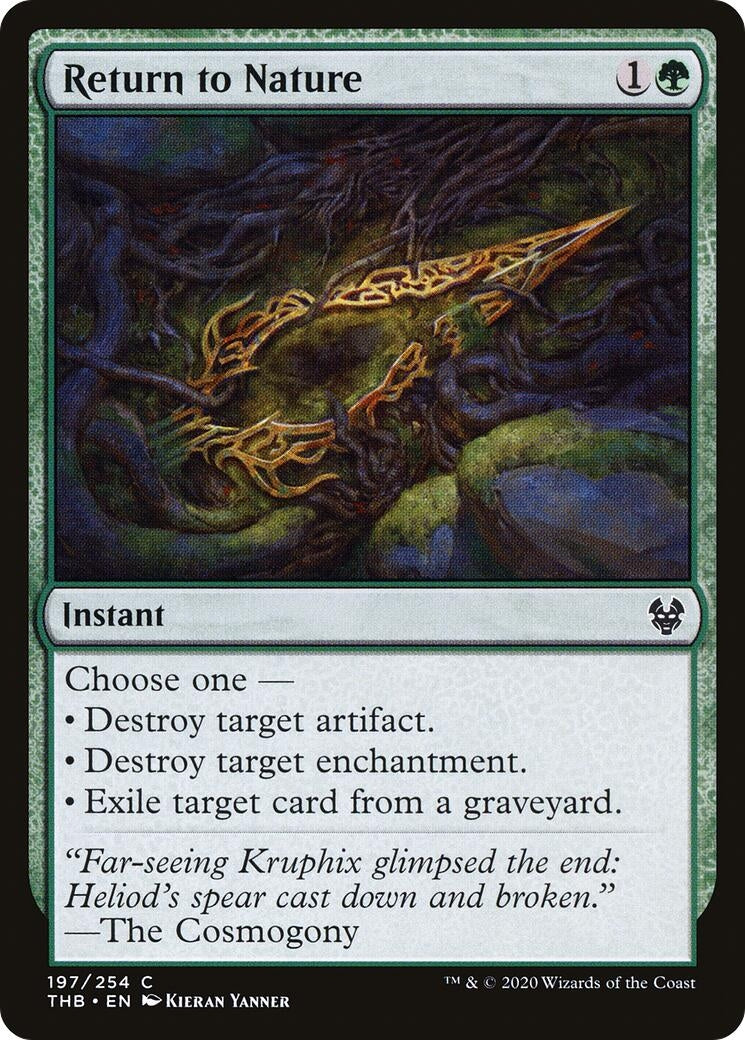 Return to Nature (197) [THB] - MTG Single