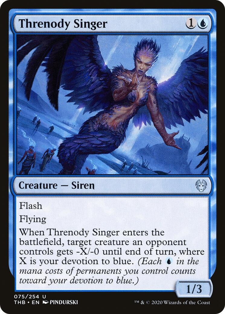 Threnody Singer (75) [THB] - MTG Single