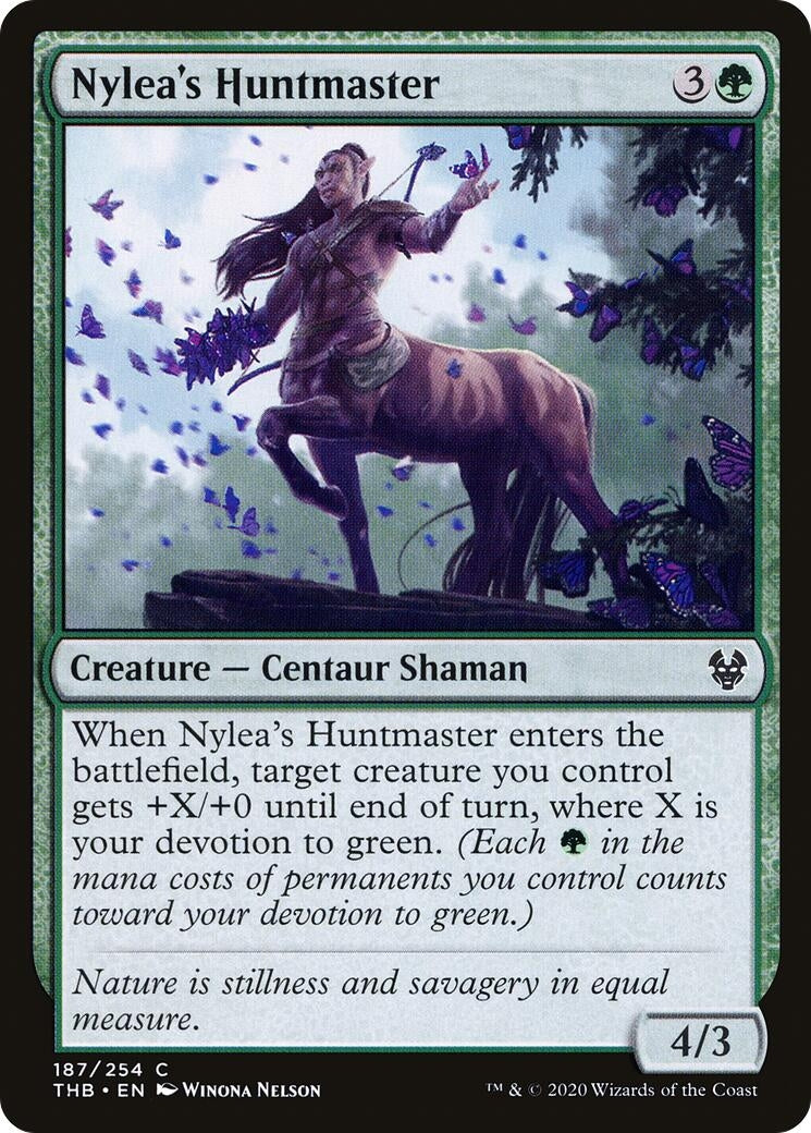 Nylea’s Huntmaster (187) [THB] - MTG Single