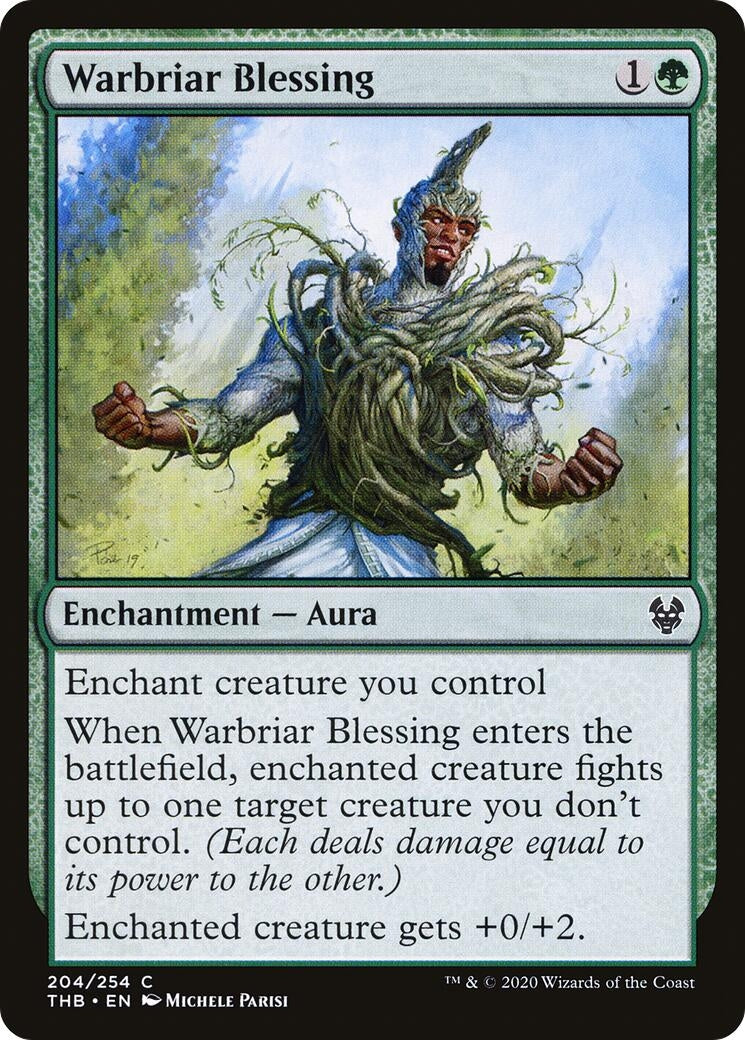 Warbriar Blessing (204) [THB] - MTG Single
