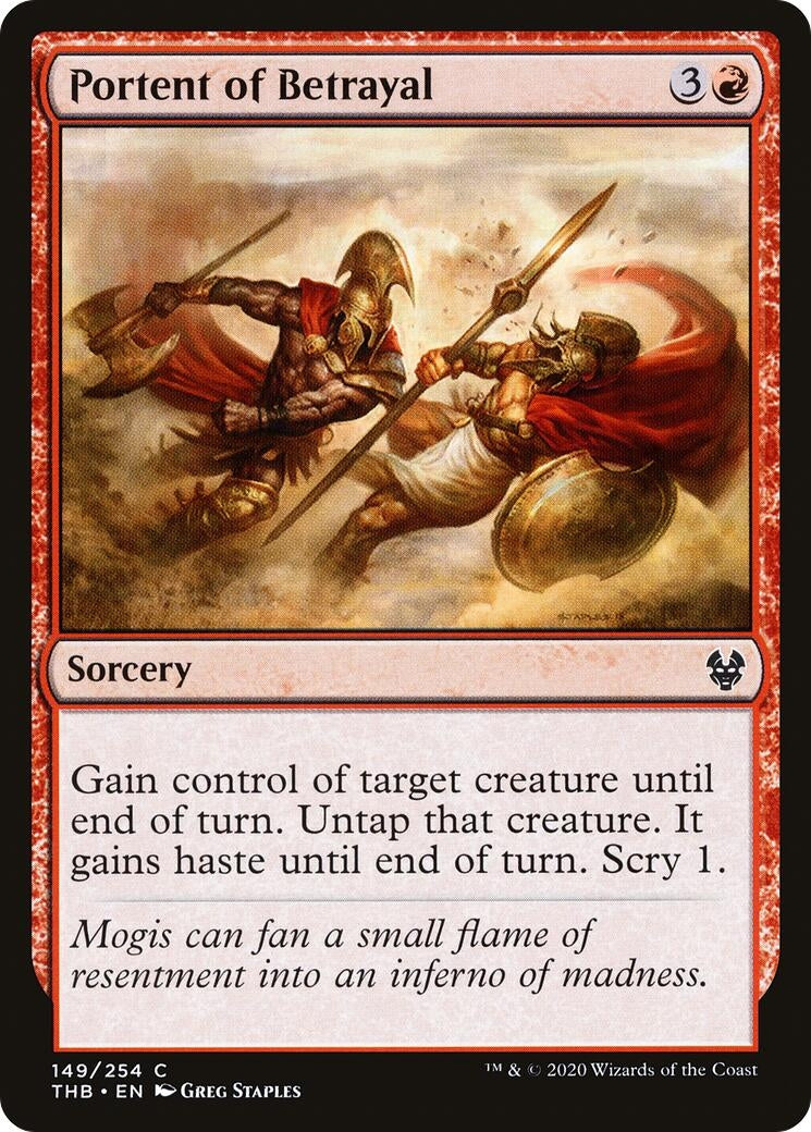 Portent of Betrayal (149) [THB] - MTG Single