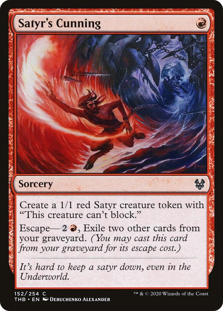 Satyr’s Cunning (152) [THB] - MTG Single