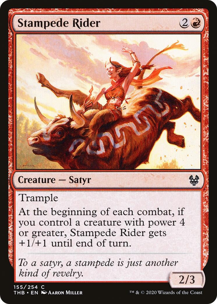 Stampede Rider (155) [THB] - MTG Single
