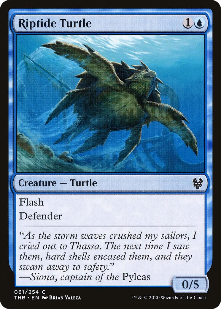 Riptide Turtle (61) [THB] - MTG Single